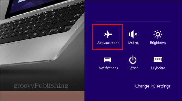 Windows 8.1 ikon for flytilstand