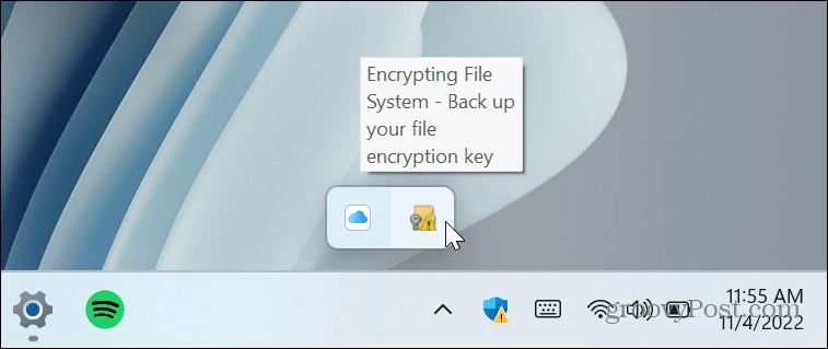 Krypter filer og mappe på Windows 11