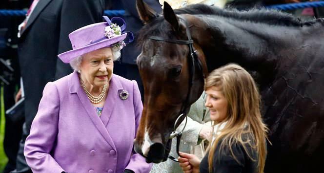 Dronning Elizabeth og hendes heste 