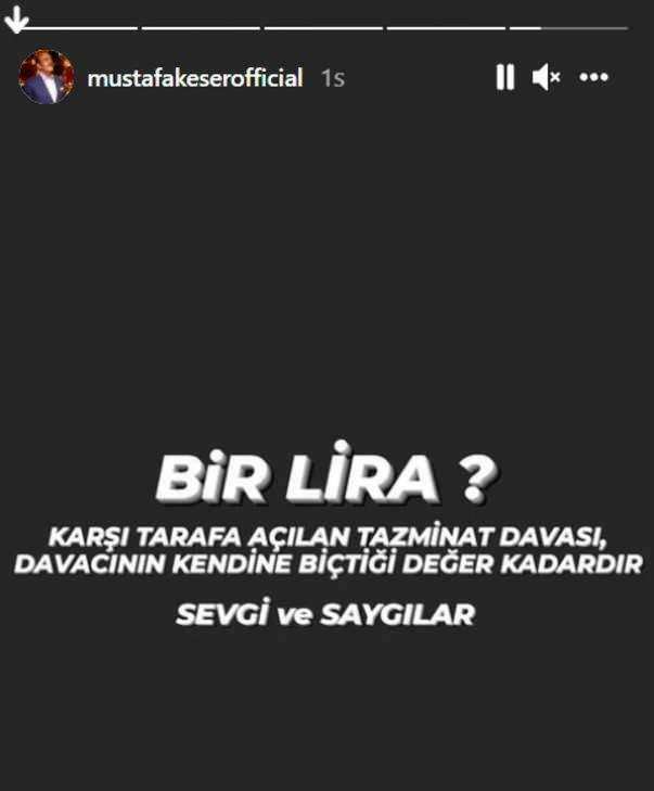 Mustafa Keser Instagram-opslag