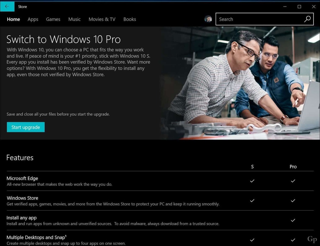 Microsoft gør det nemt for alle at installere Windows 10 S Edition