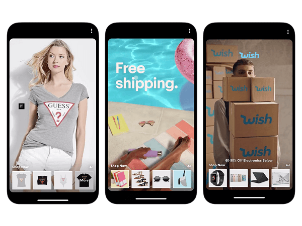 Ud over at implementere en integration med Amazon, vil Snapchat gøre Shoppable Snap-annoncer tilgængelige for alle annoncører via sin selvbetjente annoncekøbsplatform i oktober.