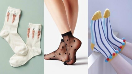 Hvordan man bruger mønstrede sokker? Sæsonens trendmønstrede sokker