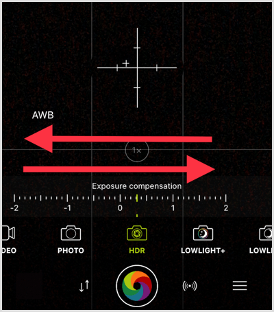 procamera HDR-værktøjsjustering