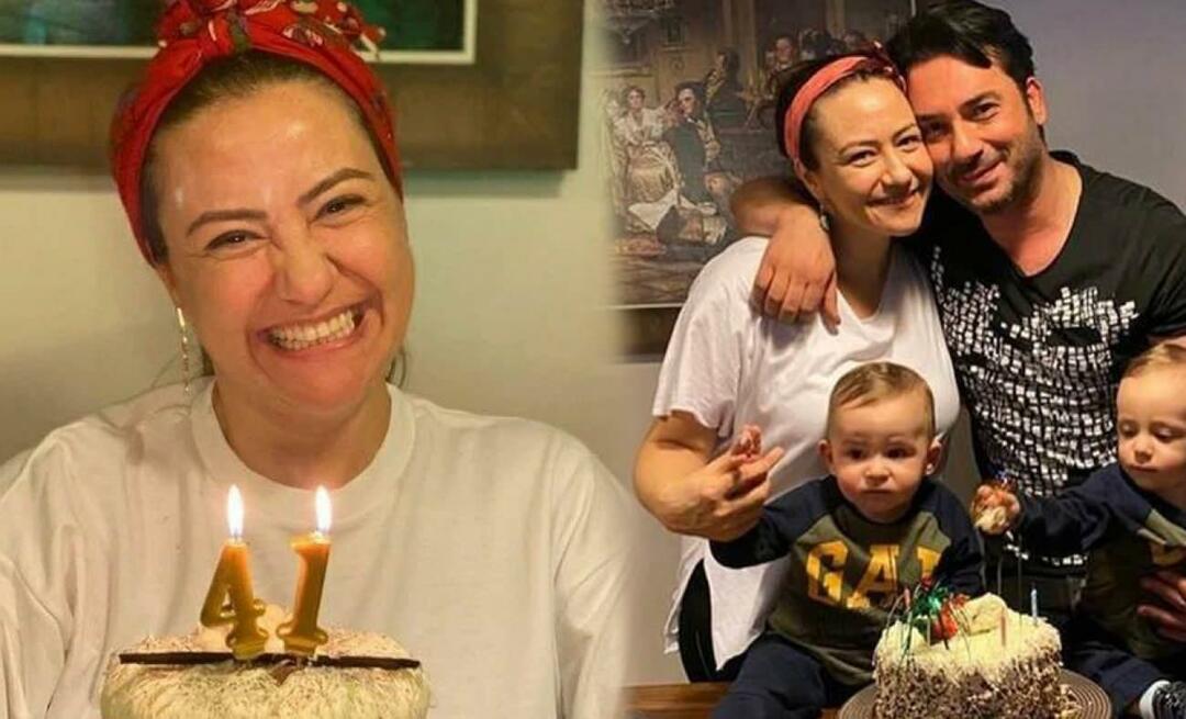Ezgi Sertel fejrede sin 41-års fødselsdag med sine tvillinger! Alle taler om de billeder