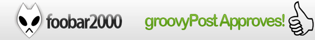 foobar2000 godkendelse af groovypost-applikationsgennemgang af gode vinduer