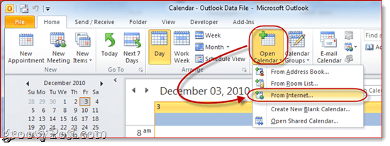 Google Kalender til Outlook 2010`