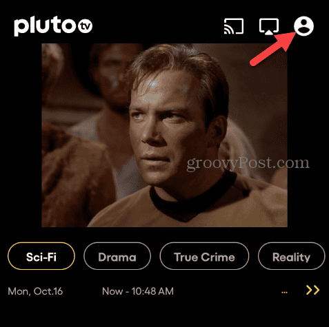 Slet en Pluto TV-konto