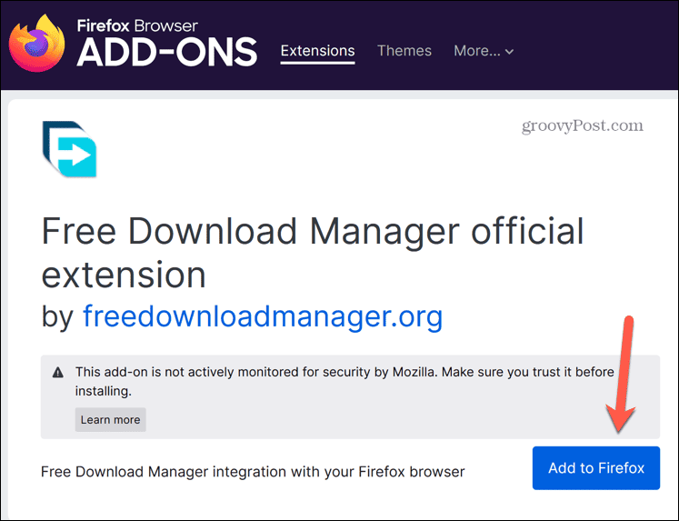 gratis download manager firefox tilføjelse
