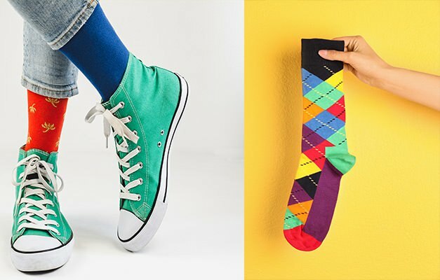 De smukkeste mønstrede sokker modeller