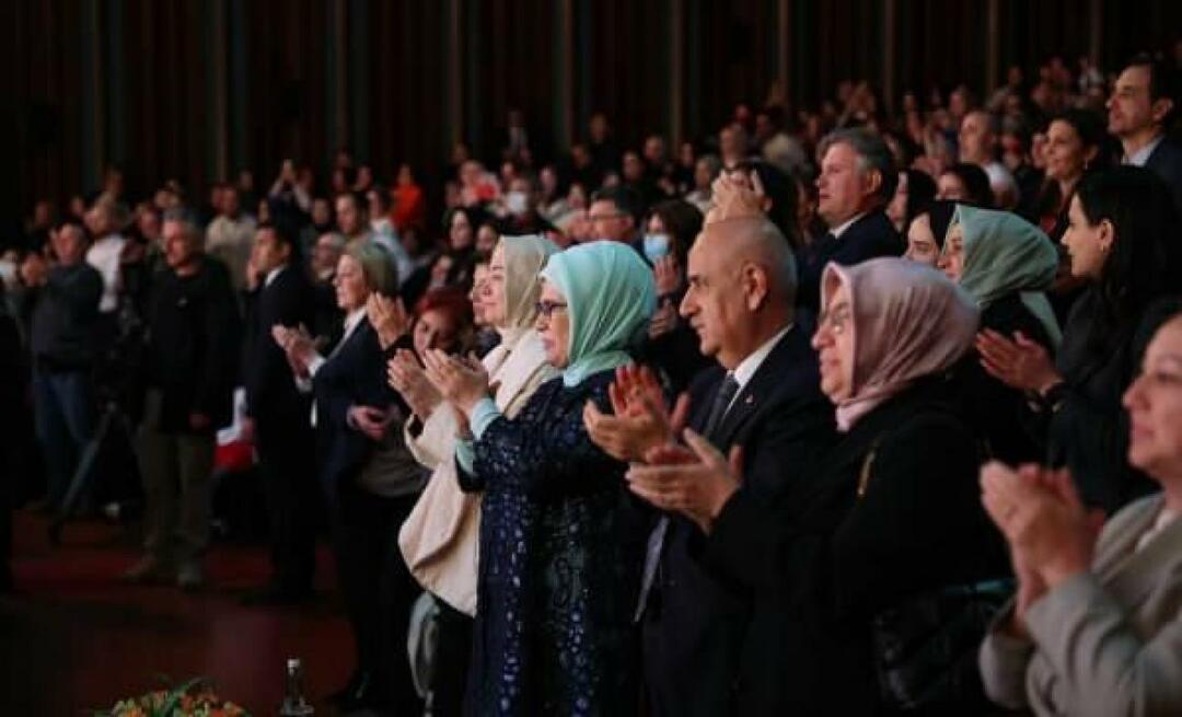 Emine Erdoğan så operaen "Turandot" på vores Beştepe Kongres- og Kulturcenter!