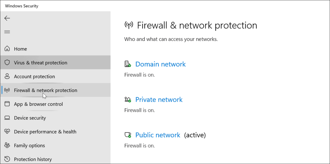 firewall og netværksbeskyttelse windows sikkerhed windows 11