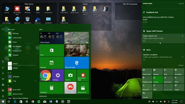 Windows 10 jubilæumsopdatering til Windows 10