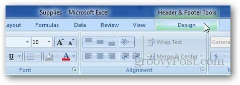 Sådan tilføjes Header and Footer i Microsoft Excel