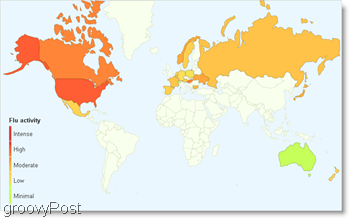 se google influenza tendenser over hele verden, nu i 16 yderligere lande