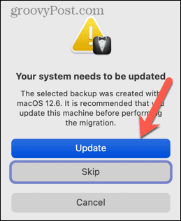mac opdatering OS