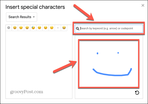 google docs tegne emoji