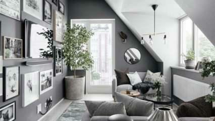 Hvordan bruges grå farve til boligindretning?