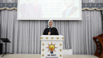 AK-partiets parlamentsmedlem Rümeysa Kadak talte om deres projekter