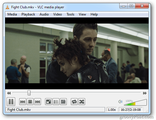 Blu-ray konverteret film i VLC