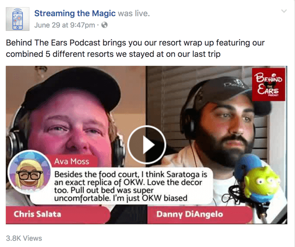 Medværterne af Behind the Ears deler et væld af viden om alle ting Disney på deres Facebook Live-show.