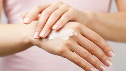 Naturlig fugtighedscreme til tørring af hænder