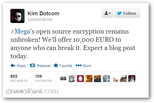 Kim Dotcom tilbyder 10.000 Euro-belønning til den første hacker, der brød igennem Megas sikkerhed