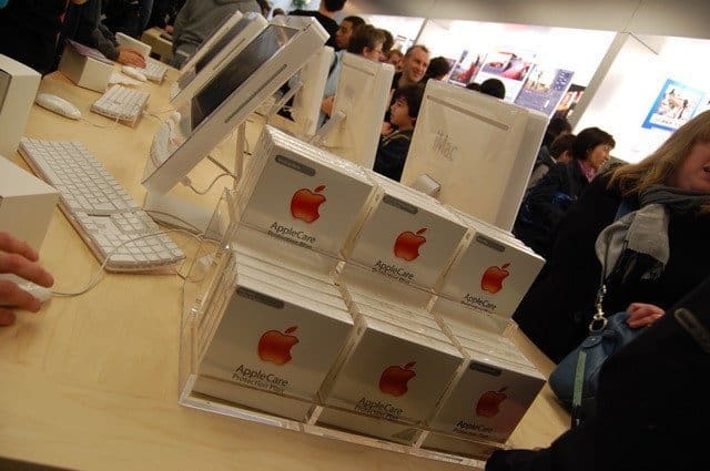 Store ændringer for AppleCare på bærbare computere, desktops