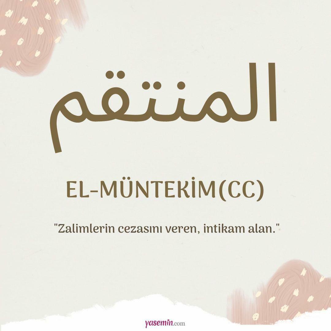 Hvad betyder al-Muntekim (c.c)?