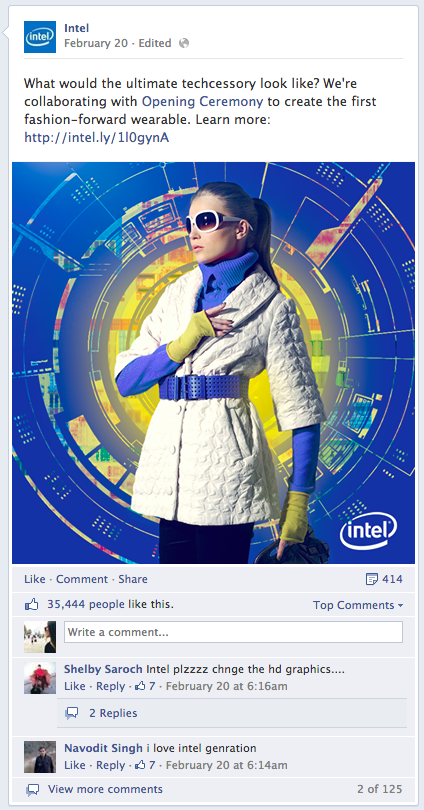 intel-indlæg på facebook