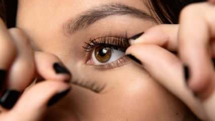 Hvad er skaderne på falske øjenvipper? Eksperter advarede dem, der bærer falske øjenvipper ...