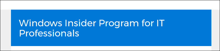 Microsoft introducerer Windows Insider-program for it-professionelle