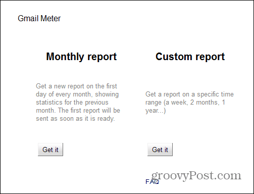 Gmail Meter-rapport