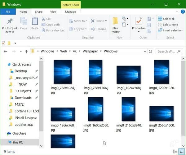 Sådan finder du Windows 10-baggrunde