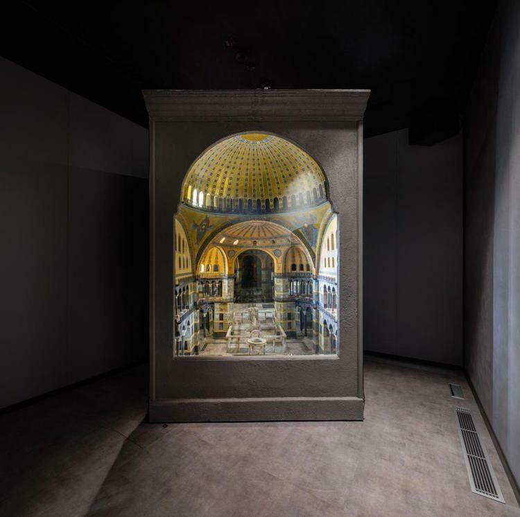 Scener fra Hagia Sophia Historical Museum