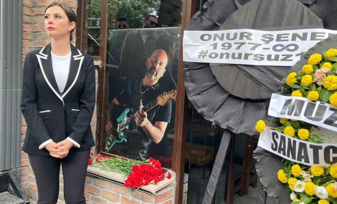 Der blev afholdt en mindeceremoni for Onur Şener, som blev myrdet på grund af hans anmodning om en sang: Han er overalt!