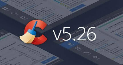 CCleaner-opdatering V5.26