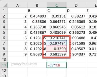 Enkeltcellehenvisninger i Excel