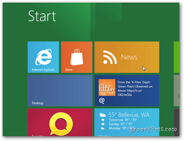 Windows 8 Metro Desktop-nyheder