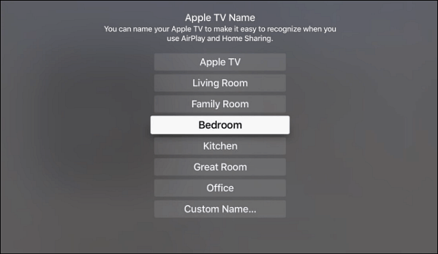 Omdøb Apple TV