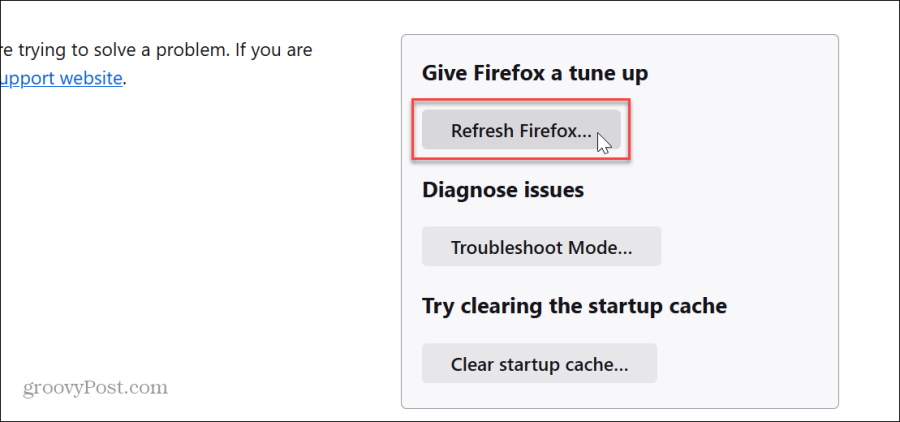 Firefox-problem under indlæsning af sidefejl
