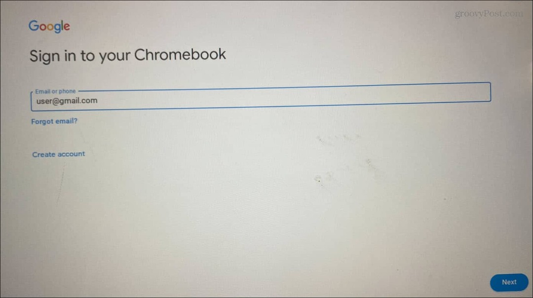 Tilføj en bruger på Chromebook