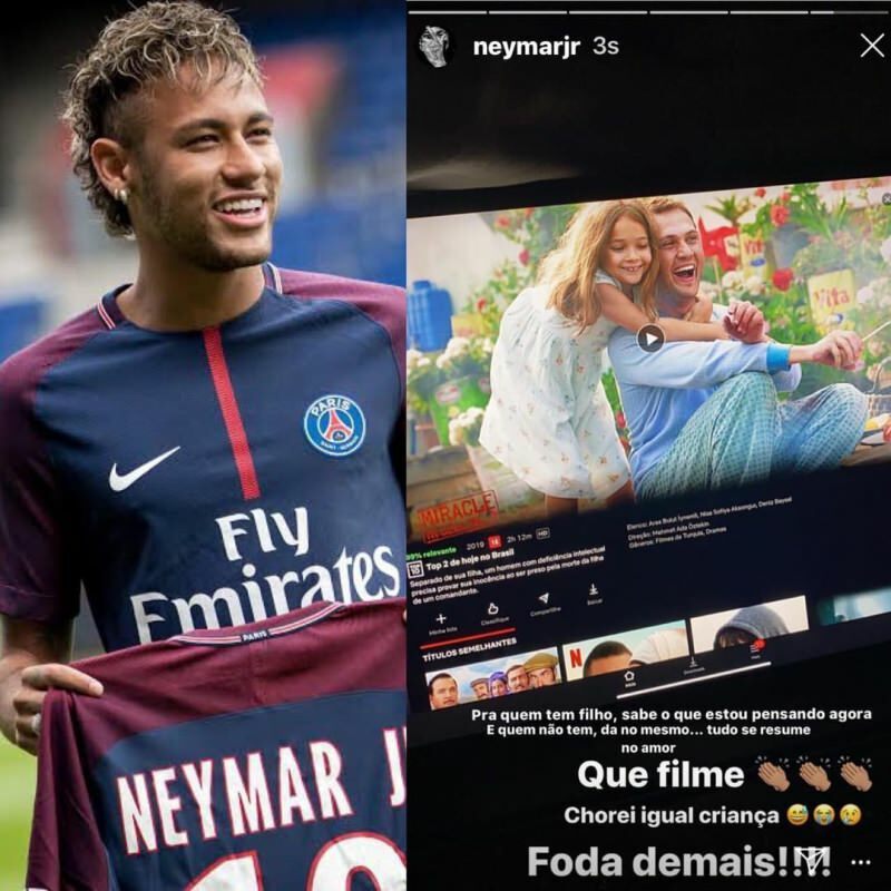 Den verdensberømte fodboldspiller Neymar delte den tyrkiske film fra sin sociale mediekonto!