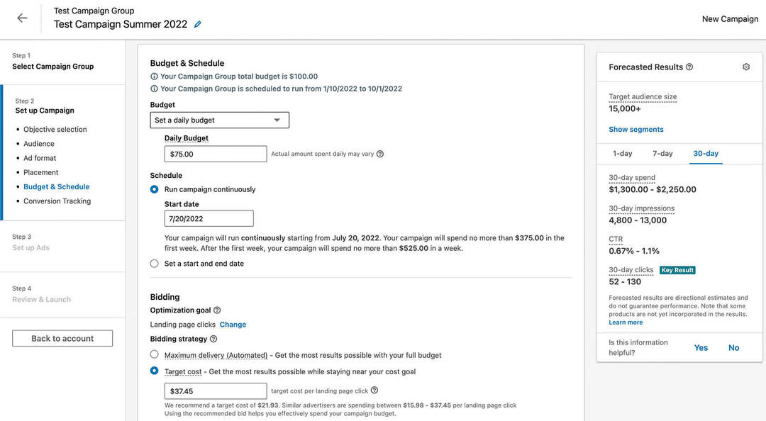 how-to-linkedin-campaign-manager-reach-frequency-forecasting-adjust-budgets-trin-3