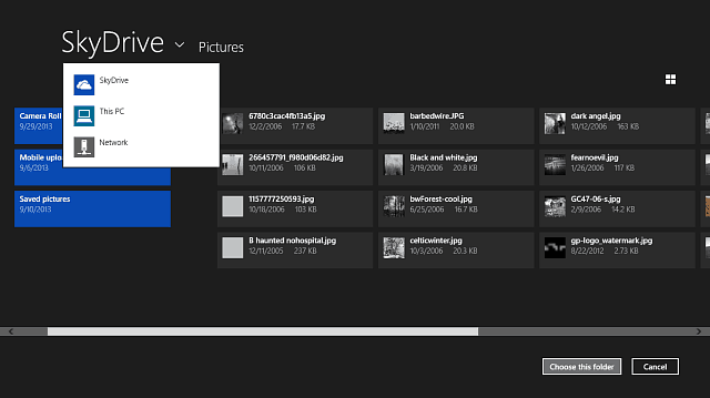 Sådan opretter du et lysbilledshow på Windows 8.1-låseskærm