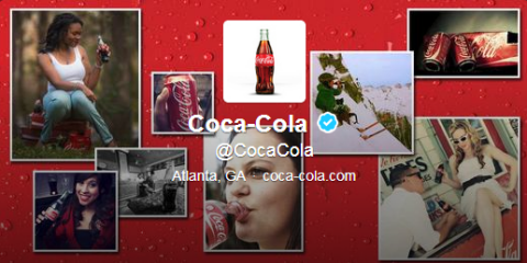 coca cola twitter header
