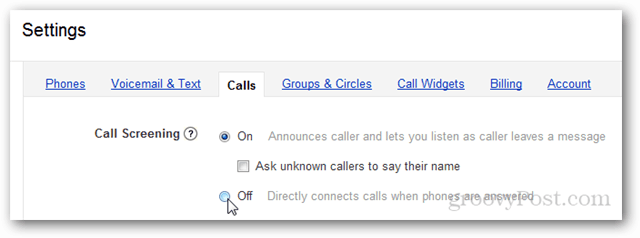 Sådan deaktiveres Google Voice Call screening