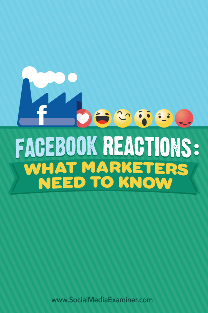 facebook reaktioner