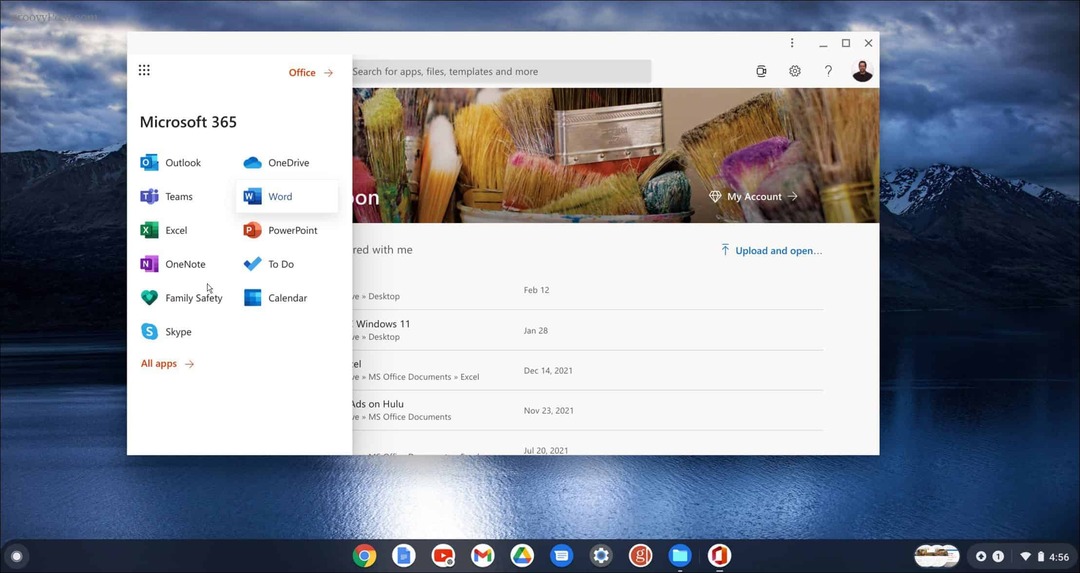 køre brug Microsoft Office på en chromebook