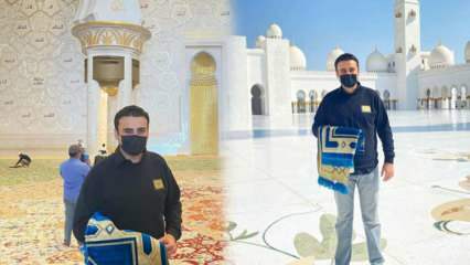  CZN Burak bad ved Sheikh Zayid-moskeen i Dubai! Hvem er CZN Burak?